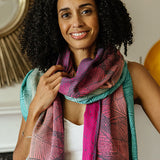 Fronds Paradise Shawl by Oscha Oscha