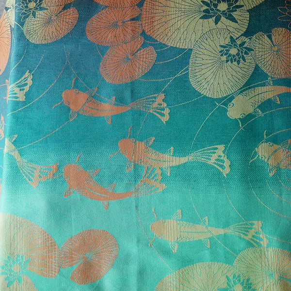 Koi Carp Fabric Piece by Oscha Oscha