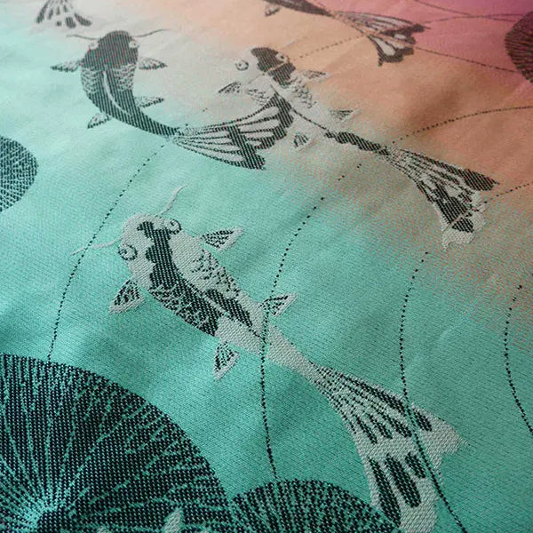 Koi Macaron Fabric Piece by Oscha Oscha
