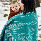 Realm of Middle-earth Moonlit Brushed Cotton Throw by Oscha Oscha
