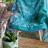 Realm of Middle-earth Moonlit Brushed Cotton Throw by Oscha Oscha