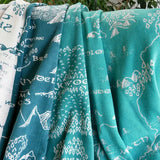 Realm of Middle-earth Moonlit Brushed Cotton Throw by Oscha Oscha