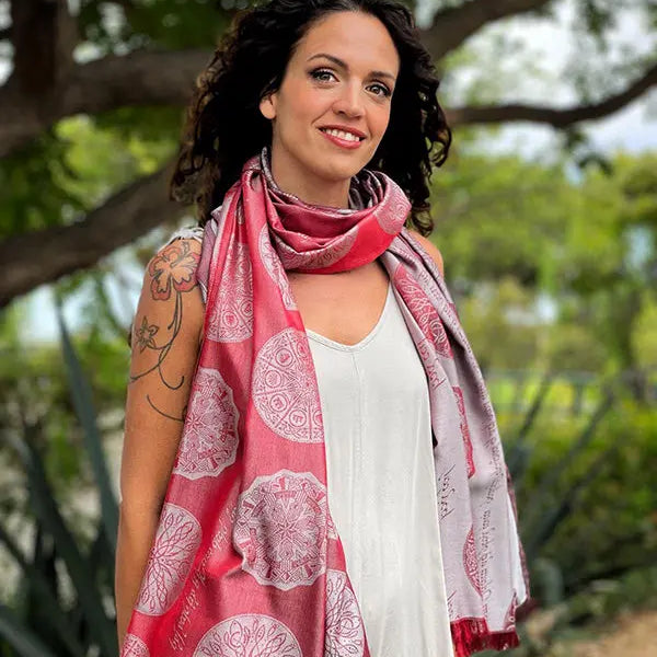 Rings of Power Flame Scarf by Oscha Oscha