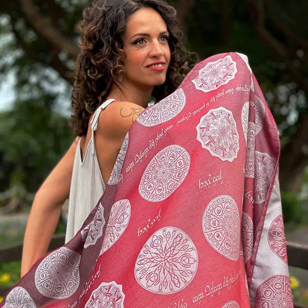 Rings of Power Flame Scarf by Oscha Oscha