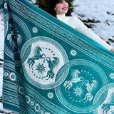 Rohan Entwash Brushed Cotton Throw by Oscha Oscha