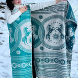 Rohan Entwash Brushed Cotton Throw by Oscha Oscha