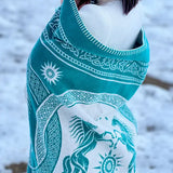 Rohan Entwash Brushed Cotton Throw by Oscha Oscha