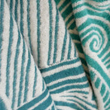 Sea Salt Moonlit Brushed Cotton Throw by Oscha Oscha
