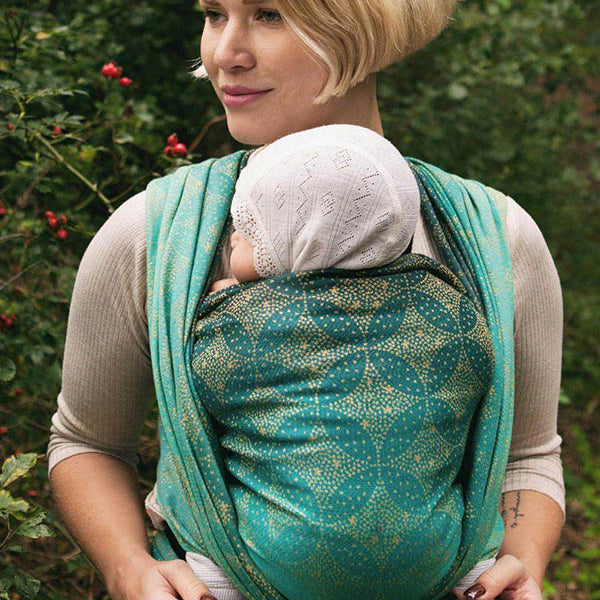 Starry Night Gold Dust Woven Wrap by Oscha Oscha