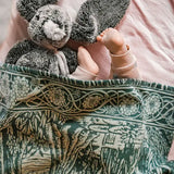 Treebeard Don't be Hasty Lightweight Baby Blanket by Oscha Oscha