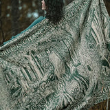 Treebeard Don't be Hasty Throw by Oscha Oscha