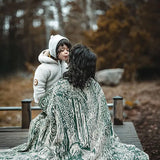 Treebeard Don't be Hasty Throw by Oscha Oscha