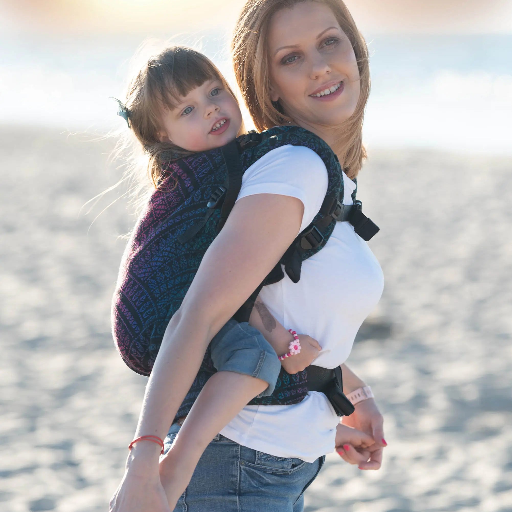 Peacock's Tail Black Opal LennyPreschool Carrier by LennyLamb LennyLamb