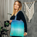 Peacock's Tail Fantasy Shopping Bag by LennyLamb LennyLamb