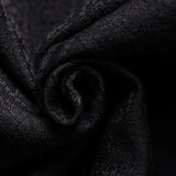 Peacock's Tail Pitch Black Woven Wrap by LennyLamb LennyLamb