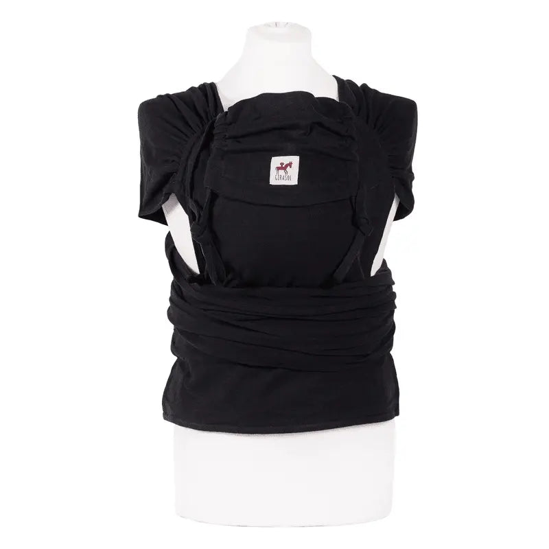 Pure Black WrapMySol Mei Tai by Girasol Girasol