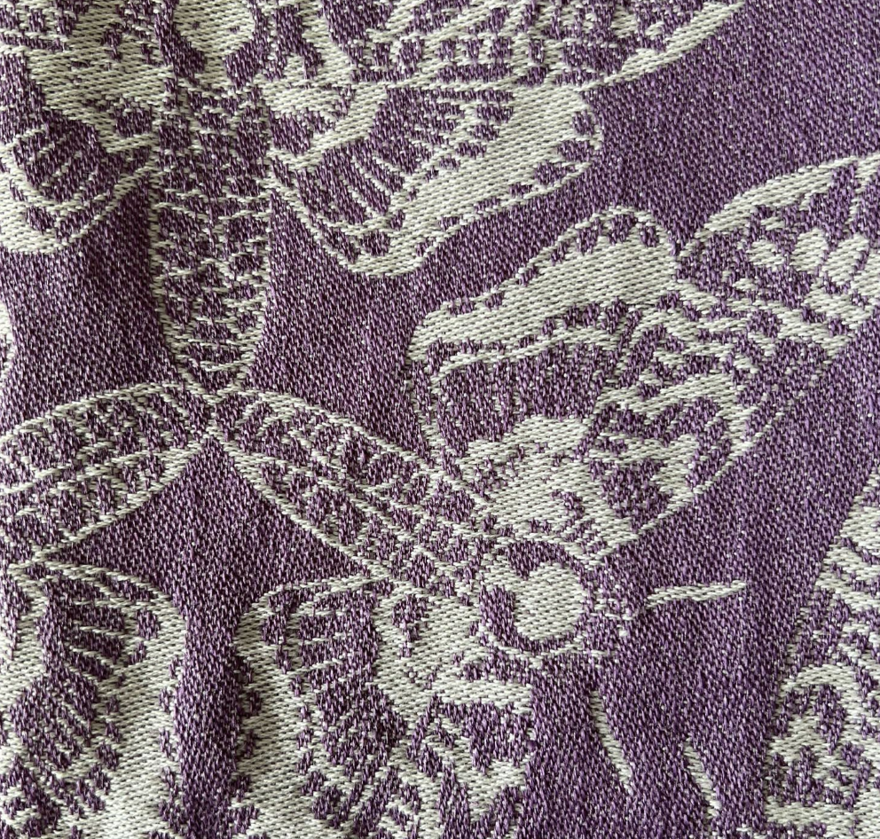Queen of the Night Ube Toddler Wrap-Tai Mei Tai by LennyLamb LennyLamb