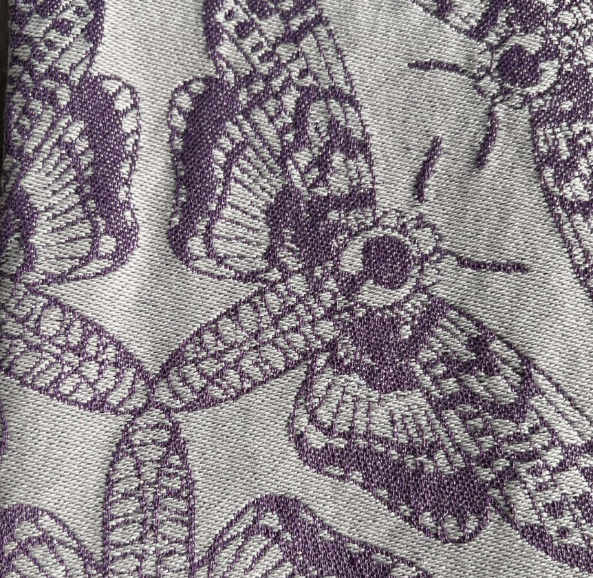 Queen of the Night Ube Toddler Wrap-Tai Mei Tai by LennyLamb LennyLamb