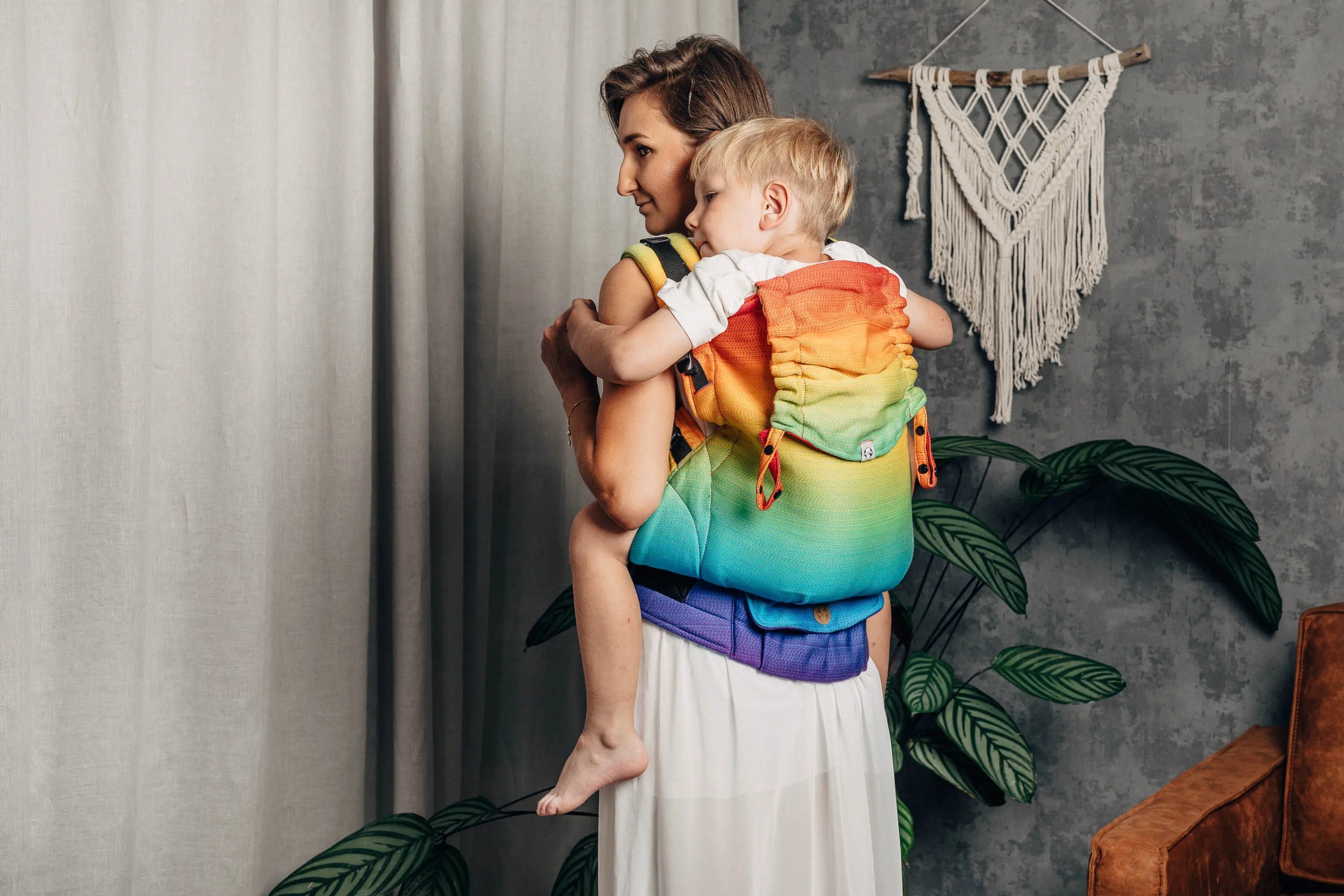 Rainbow Baby LennyPreschool Carrier by LennyLamb LennyLamb