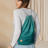 Ombre Green Sackpack by LennyLamb LennyLamb