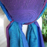 Sea Salt On Stream or Stone Woven Wrap by Oscha Oscha