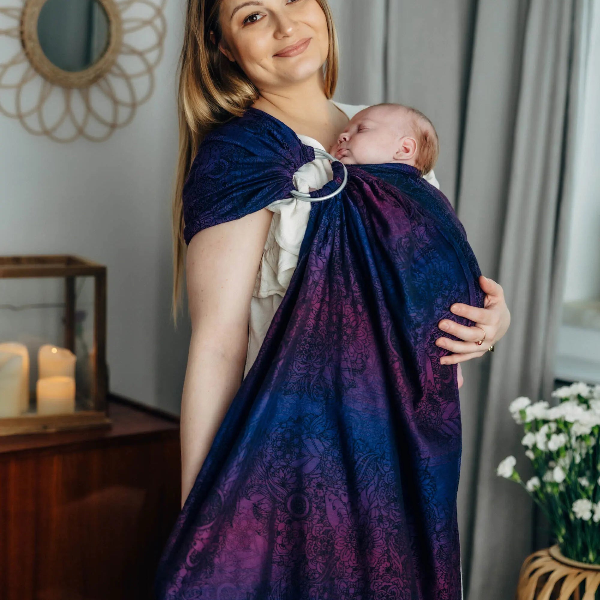 Wild Wine Bouquet Ring Sling by LennyLamb LennyLamb