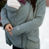 Mamalila Cosy Allrounder Agave Softshell Maternity and Babywearing Jacket Mamalila