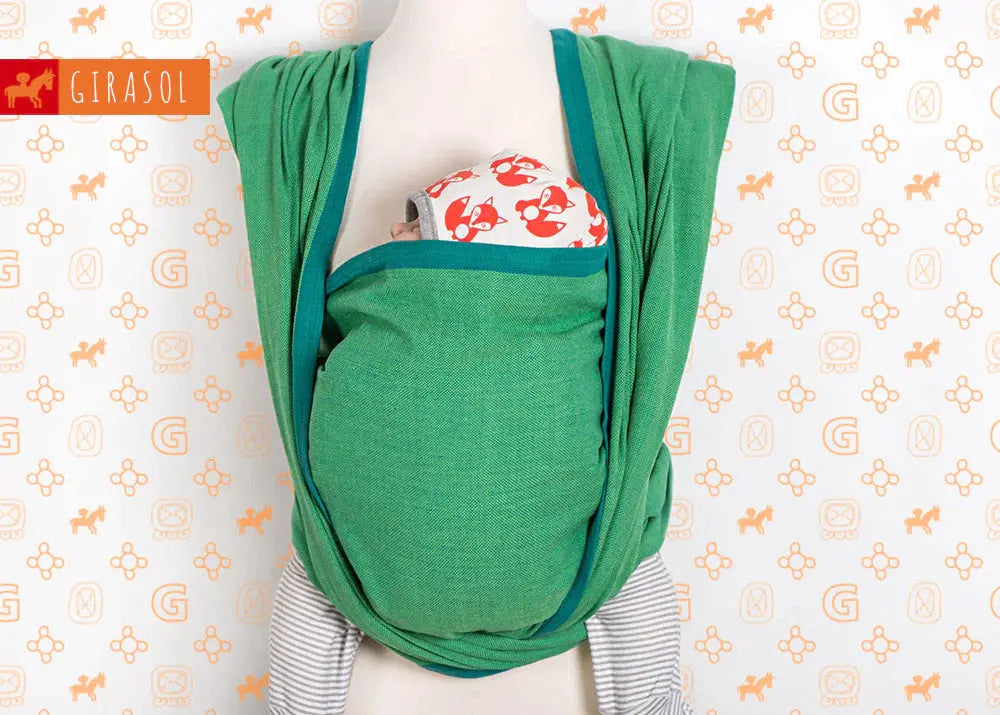 Verde Cross Twill Woven Wrap by Girasol Girasol