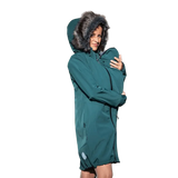 Angel Wings Babywearing Softshell Coat Green-Babywearing Outerwear-Angel Wings-canada and usa-Little Zen One-4