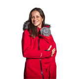 Angel Wings Babywearing Softshell Coat Red-Babywearing Outerwear-Angel Wings-canada and usa-Little Zen One-5