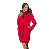 Angel Wings Babywearing Softshell Coat Red-Babywearing Outerwear-Angel Wings-canada and usa-Little Zen One-1