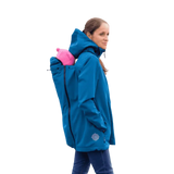 Angel Wings Babywearing Softshell Jacket Teal Blue-Babywearing Outerwear-Angel Wings-canada and usa-Little Zen One-1