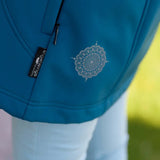 Angel Wings Babywearing Softshell Jacket Teal Blue-Babywearing Outerwear-Angel Wings-canada and usa-Little Zen One-4
