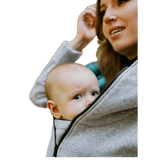 Babywearing Hoodie Peacocks Tail Fantasy by LennyLamb-Babywearing Outerwear-LennyLamb-canada and usa-Little Zen One-4