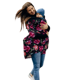 Babywearing Hoodie Peony by LennyLamb-Babywearing Outerwear-LennyLamb-canada and usa-Little Zen One-3