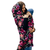 Babywearing Hoodie Peony by LennyLamb-Babywearing Outerwear-LennyLamb-canada and usa-Little Zen One-1