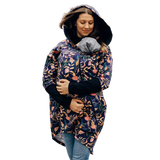 Babywearing Hoodie Vintage Flowers by LennyLamb-Babywearing Outerwear-LennyLamb-canada and usa-Little Zen One-3