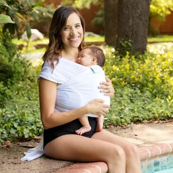 Beachfront Baby Water Wrap White Wave-Water Carrier-Beachfront Baby-canada and usa-Little Zen One-2