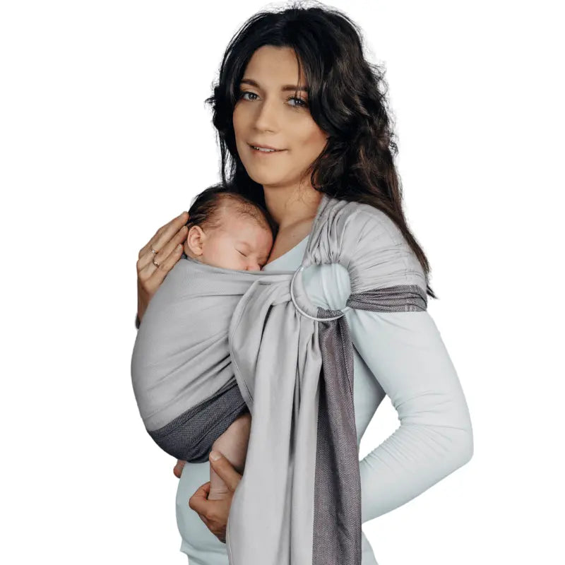 Cool Grey Ring Sling by LennyLamb - Ring SlingLittle Zen One