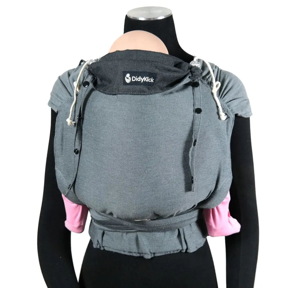 Doubleface Anthracite DidyKlick 4u by Didymos - Half Buckle CarrierLittle Zen One4048554349844