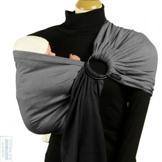 Doubleface Anthracite DidySling by Didymos - Ring SlingLittle Zen One4048554349950
