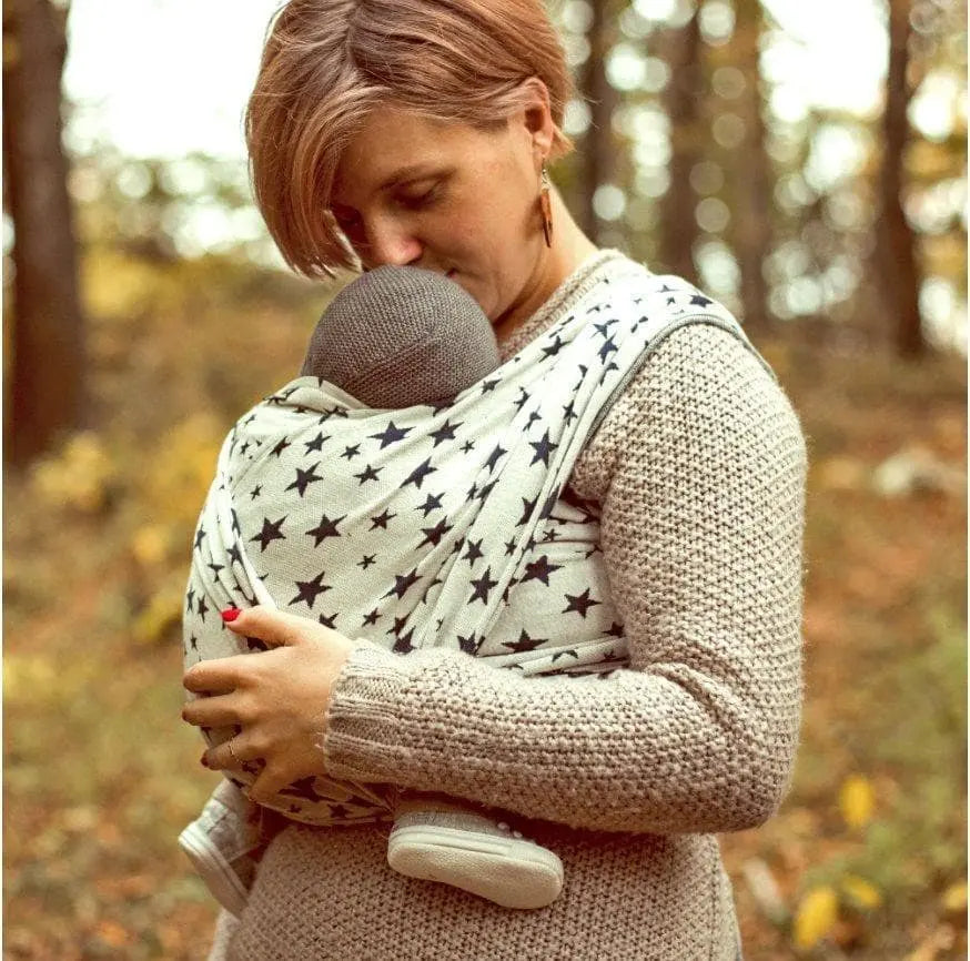 Doubleface Jersey Stars Hybrid Wrap by Didymos - Hybrid WrapLittle Zen One4048554091057