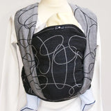Ellipses Black Ecru Woven Wrap by Didymos-Woven Wrap-Didymos-canada and usa-Little Zen One-3