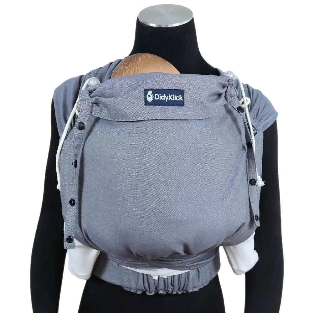 Graphite DidyKlick 4u by Didymos - Half Buckle CarrierLittle Zen One4048554407643