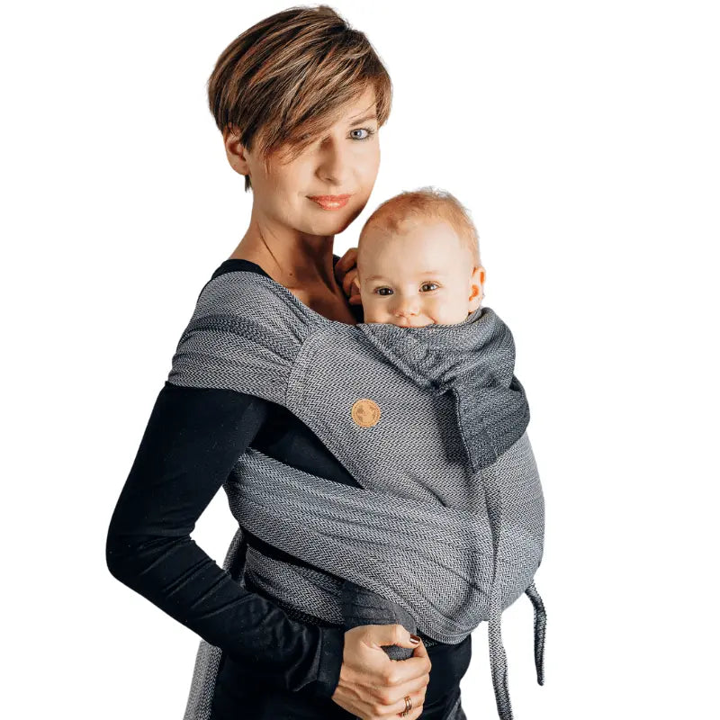 Herringbone Ombre Grey Wrap-Tai by LennyLamb - Meh DaiLittle Zen One