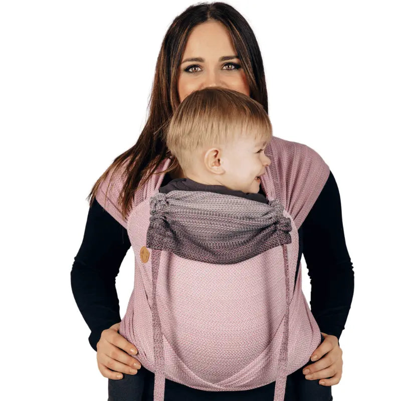 Herringbone Ombre Pink Wrap-Tai by LennyLamb - Meh DaiLittle Zen One