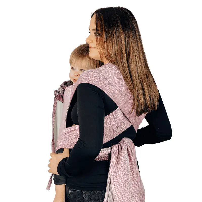 Herringbone Ombre Pink Wrap-Tai by LennyLamb - Meh DaiLittle Zen One