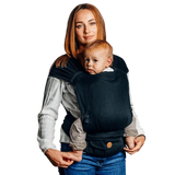 Little Herringbone Black Half Buckle by LennyLamb - Half Buckle CarrierLittle Zen One