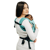 Little Herringbone Ombre Green LennyLight Carrier by LennyLamb - Buckle CarrierLittle Zen One5907557780674