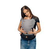 Little Herringbone Ombre Grey Half Buckle by LennyLamb - Half Buckle CarrierLittle Zen One5907557751926